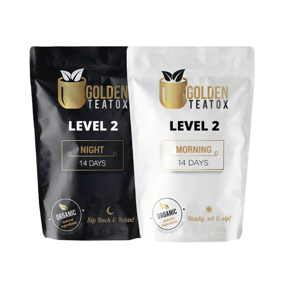 Golden Teatox Level 2 Bags